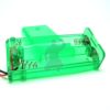 2xaa green clear battery mod box with switch_2
