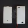 2xaa white battery mod box with switch 2