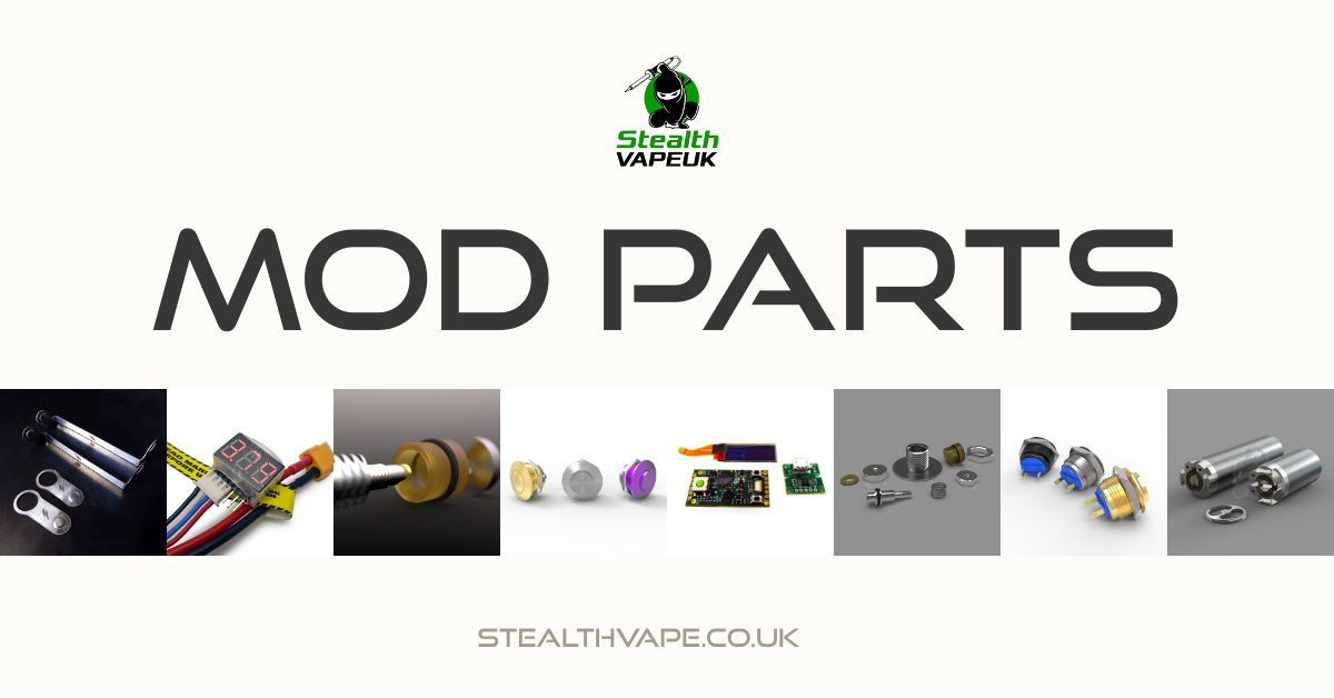 Mod Parts Box For Making Stealthvape - Diy Vape Mod Supplies