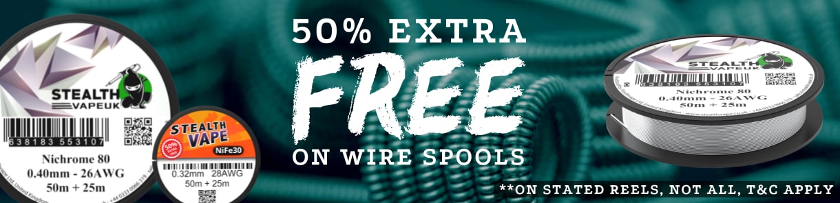 50 percent extra free resistance wire banner