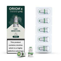 A package of 1.2 ohm LVE Orion II Coils (Pack of 5)