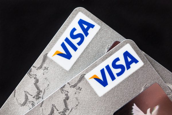 image showing two visa cards